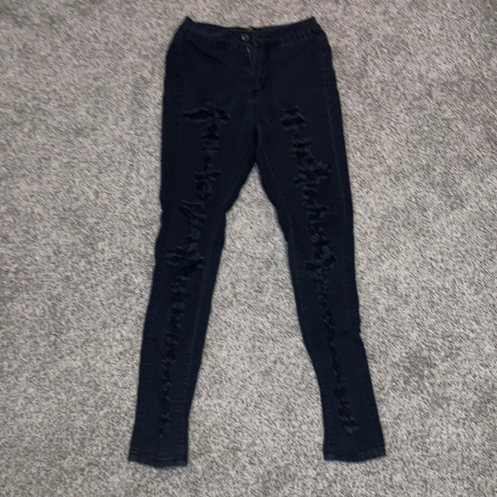 Ripped black jeans